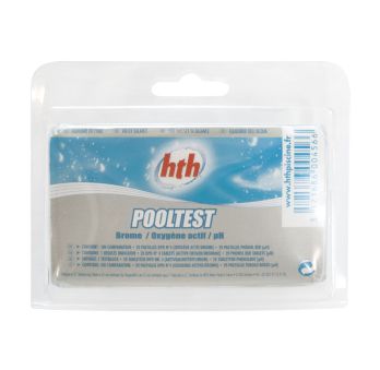 HTH Pooltesteur Brome / Oxygène Actif / pH - pastilles 