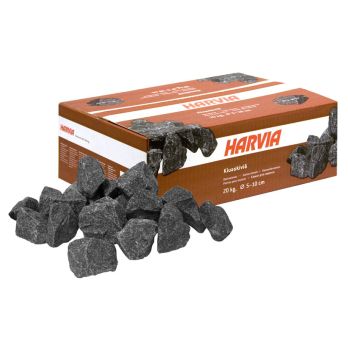 Pierre Volcanique pour sauna - 20kg - Ø jusqu'à 10 cm - Harvia